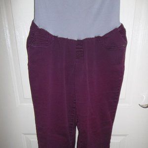 Motherhood maternity maroon pants